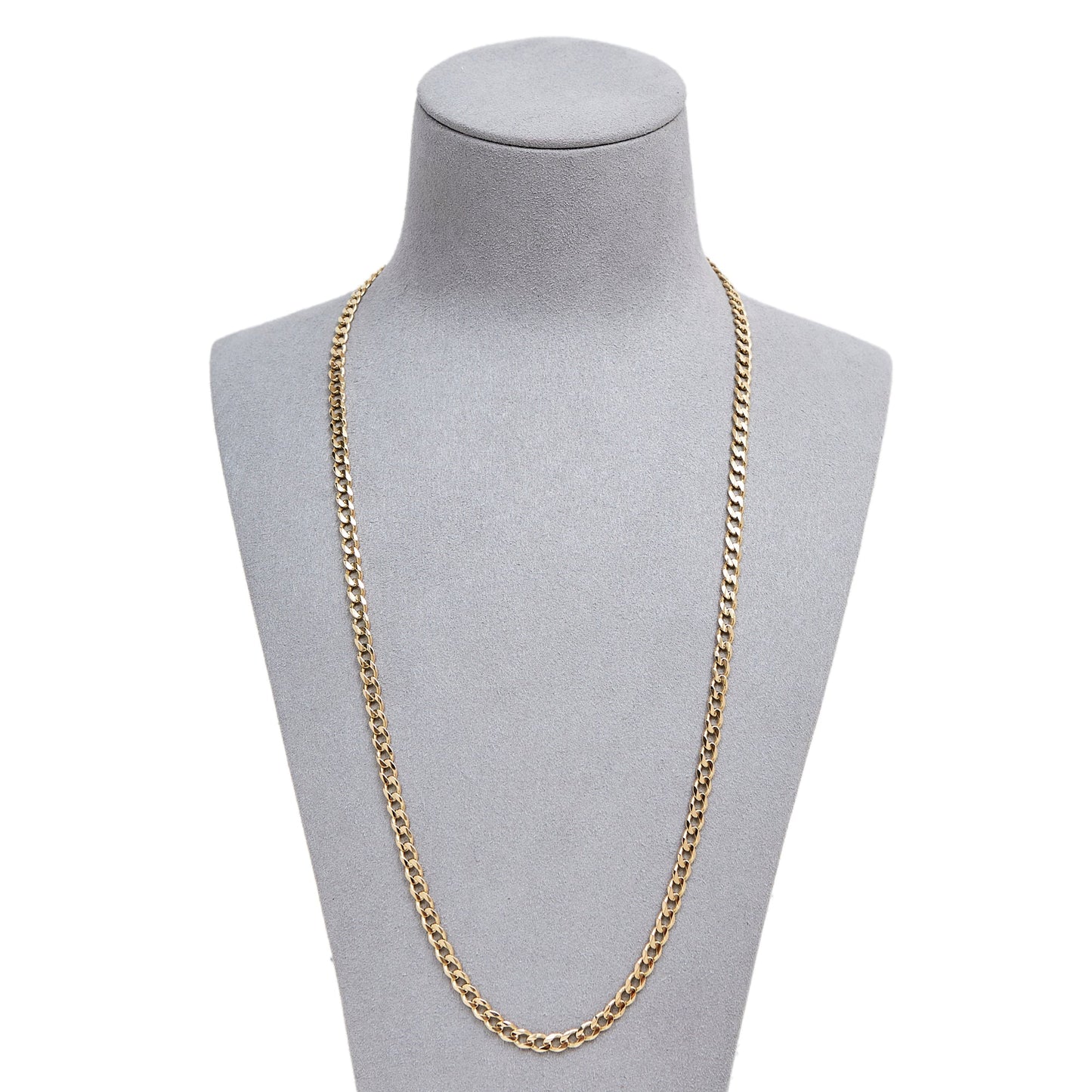 Pre-Owned 9ct Gold Curb Chain Necklace - 4mm