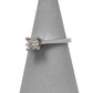 Pre-Owned 14ct White Gold Illusion Set Diamond Ring