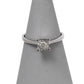 Pre-Owned 14ct White Gold Illusion Set Diamond Ring