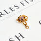 Pre-Owned 9ct Gold Amethyst Fob