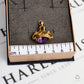 Pre-Owned 9ct Gold Amethyst Fob