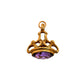Pre-Owned 9ct Gold Amethyst Fob