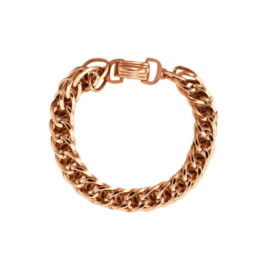 Pre-Owned 18ct Gold Square Foxtail Chain Bracelet