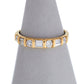 Pre-Owned 18ct Yellow Gold Mixed Cut Diamond Band Ring