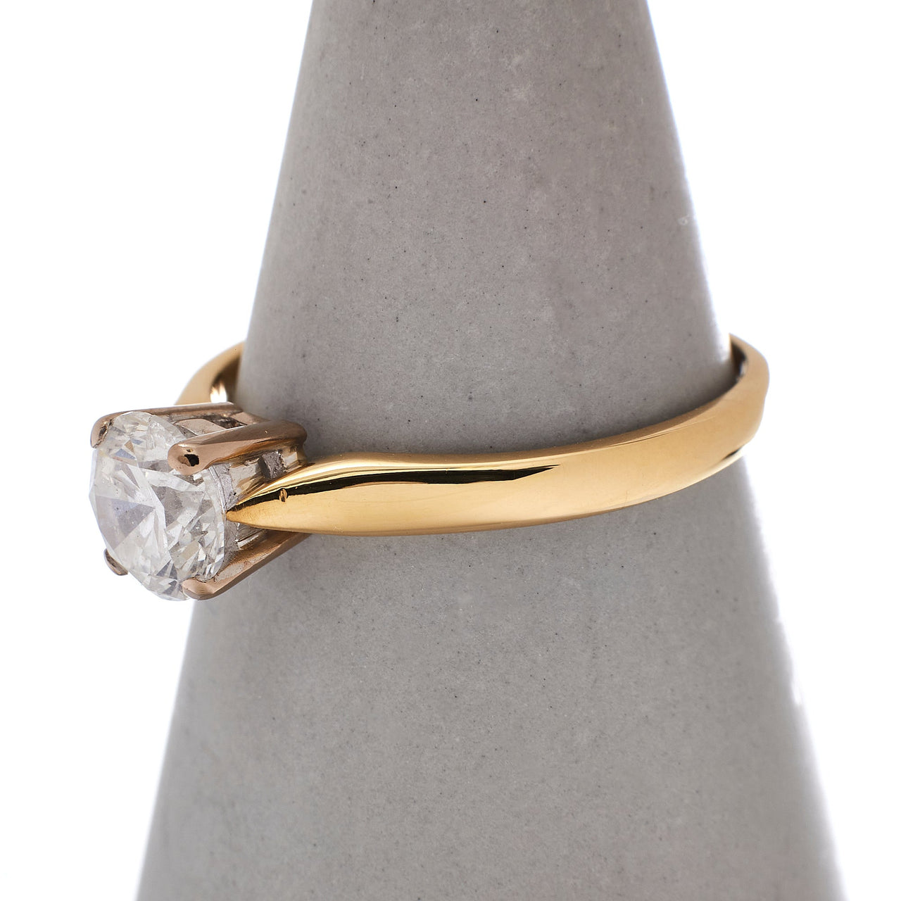 Pre-Owned 18ct Gold 1.05ct Diamond Solitaire Ring