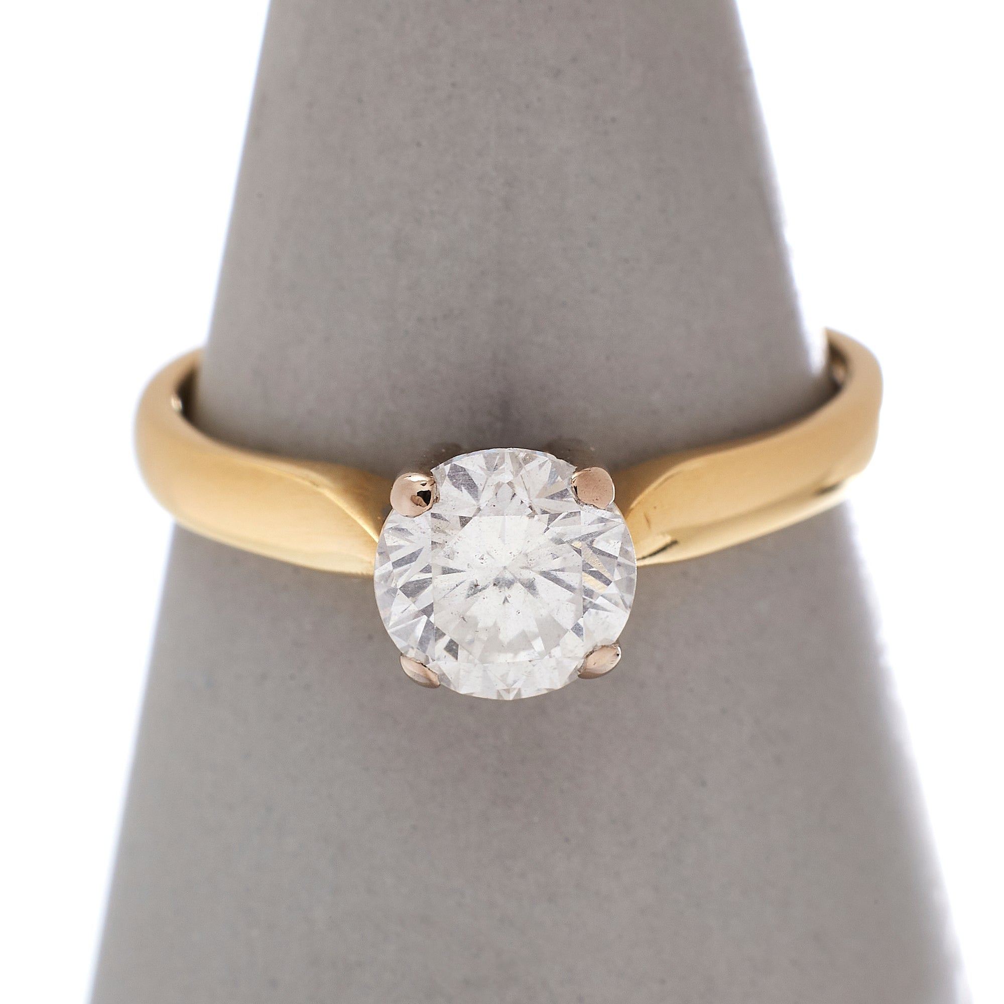 Pre-Owned 18ct Gold 1.05ct Diamond Solitaire Ring