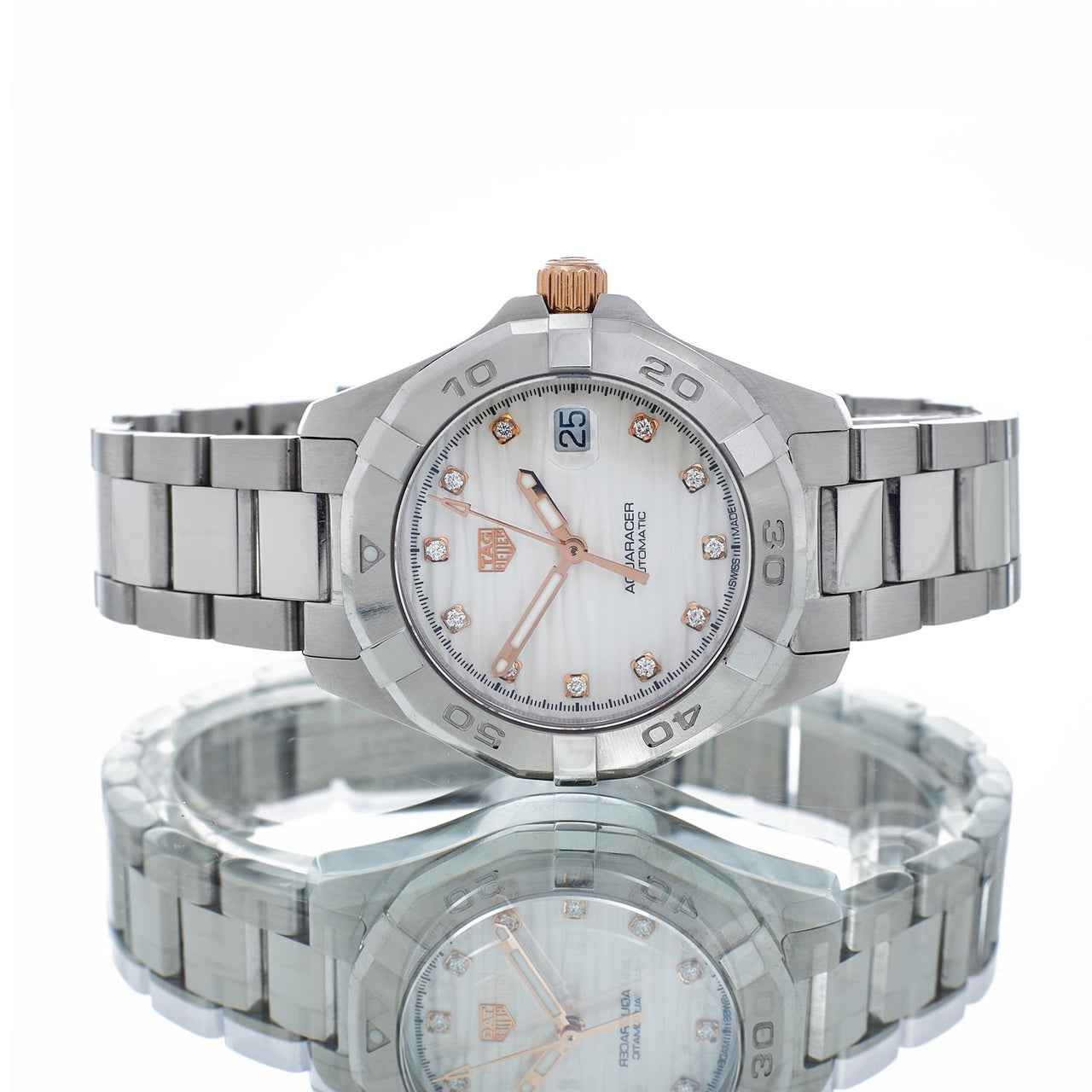 Pre owned tag on sale heuer aquaracer ladies