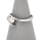 Pre-Owned White Gold Crossover Diamond Ring - Size N