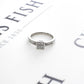 Pre-Owned Platinum 4 Princess Cut Centre Diamond Ring