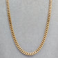 Pre-Owned 9ct Gold 18 inches 4mm Curb Chain Necklace