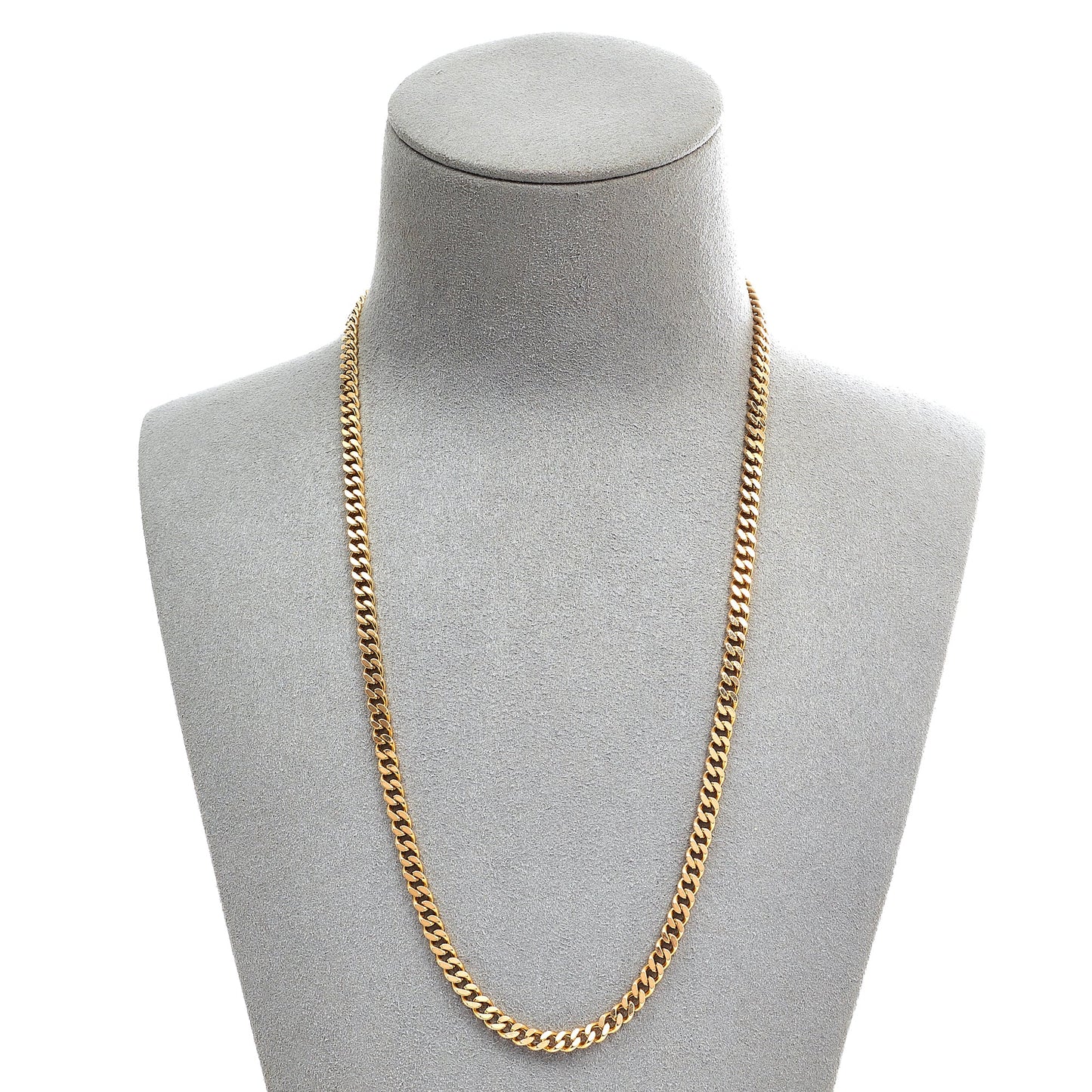 Pre-Owned 9ct Gold 18 inches 4mm Curb Chain Necklace