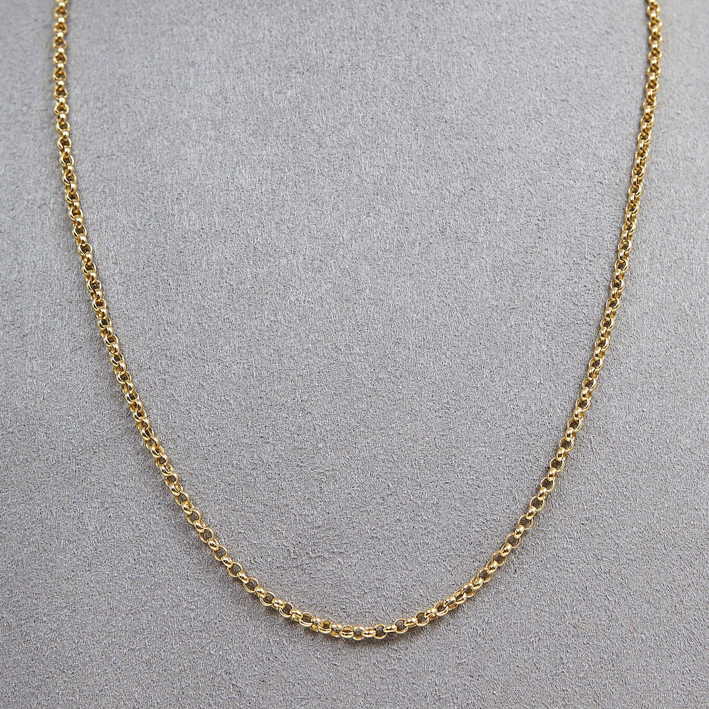 Pre-Owned 9ct Gold 17 inches Belcher Chain Necklace