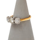 Pre-Owned 18ct Gold 3 Illusion Set Diamond Ring 0.75ct