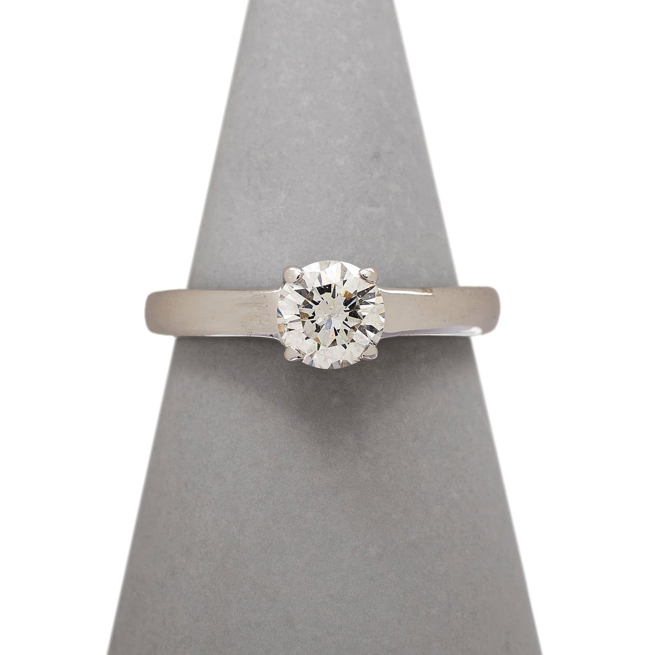 Pre-Owned 18ct White Gold  0.75ct Diamond Solitaire Ring