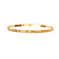 Pre-owned 22ct Yellow Gold X Pattern Bangle