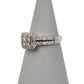 Pre-Owned 18ct White Gold 4 Princess Cut Diamond Cluster Ring