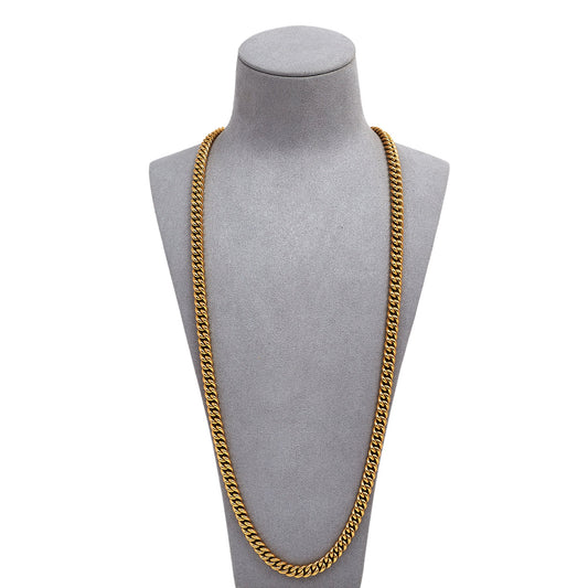 Pre-Owned 22ct Yellow Gold Curb Chain Necklace