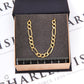 Pre-Owned 9ct Gold 28 Inch 3+1 Figaro Chain Necklace