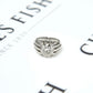 Pre-Owned 900 Platinum Gents Diamond Gypsie Ring