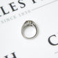 Pre-Owned 900 Platinum Gents Diamond Gypsie Ring