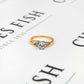 Pre-Owned 18ct Yellow Gold Cubic Zirconia Dress Ring
