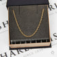 Pre-Owned 9ct Gold 18 Inch Prince Of Wales Chain Necklace