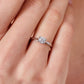 Pre-Owned 18ct White Gold 0.44ct Diamond Solitaire Ring