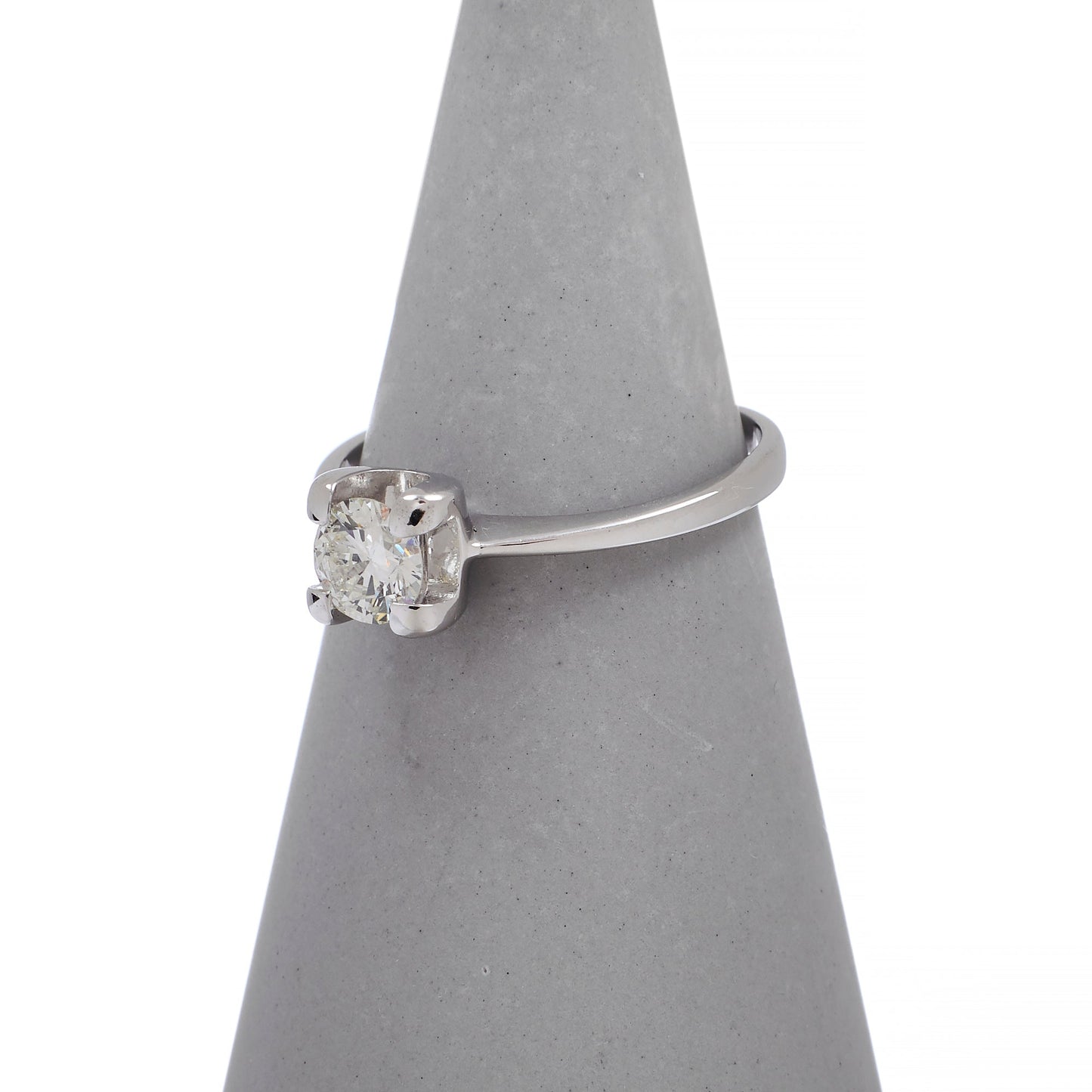 Pre-Owned 18ct White Gold 0.40ct Diamond Solitaire Ring