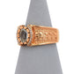 Pre-Owned 14ct Gold Gents White Sapphire & Diamond Ring