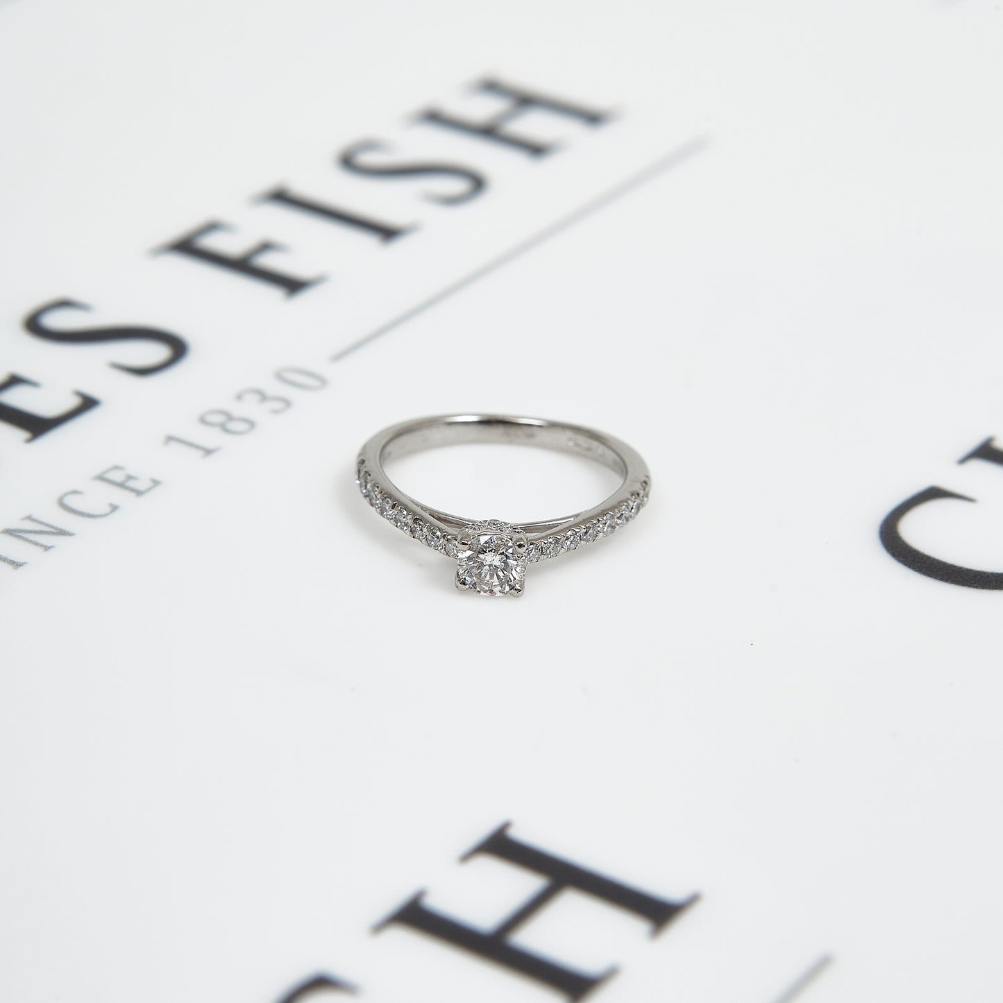 Pre-Owned Platinum 0.75ct Diamond Engagement Ring