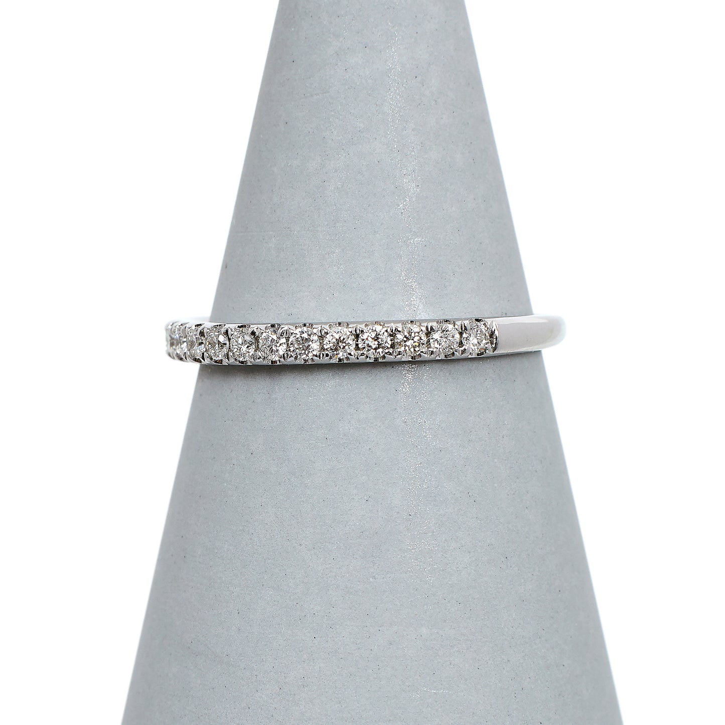 Pre-Owned 18ct White Gold 0.15ct Diamond Half Eternity Ring