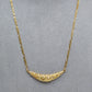 Pre-Owned 18ct Gold 5+1 Figaro Link Basket Weave Necklace