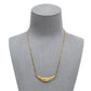 Pre-Owned 18ct Gold 5+1 Figaro Link Basket Weave Necklace