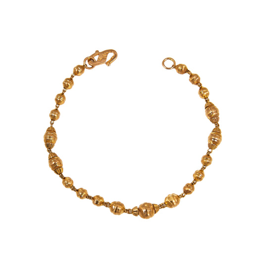 Pre-Owned 22ct Yellow Gold Children Bead Bracelet