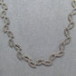 Pre-Owned 18ct White Gold Climbing Leaf Beadwork Necklace