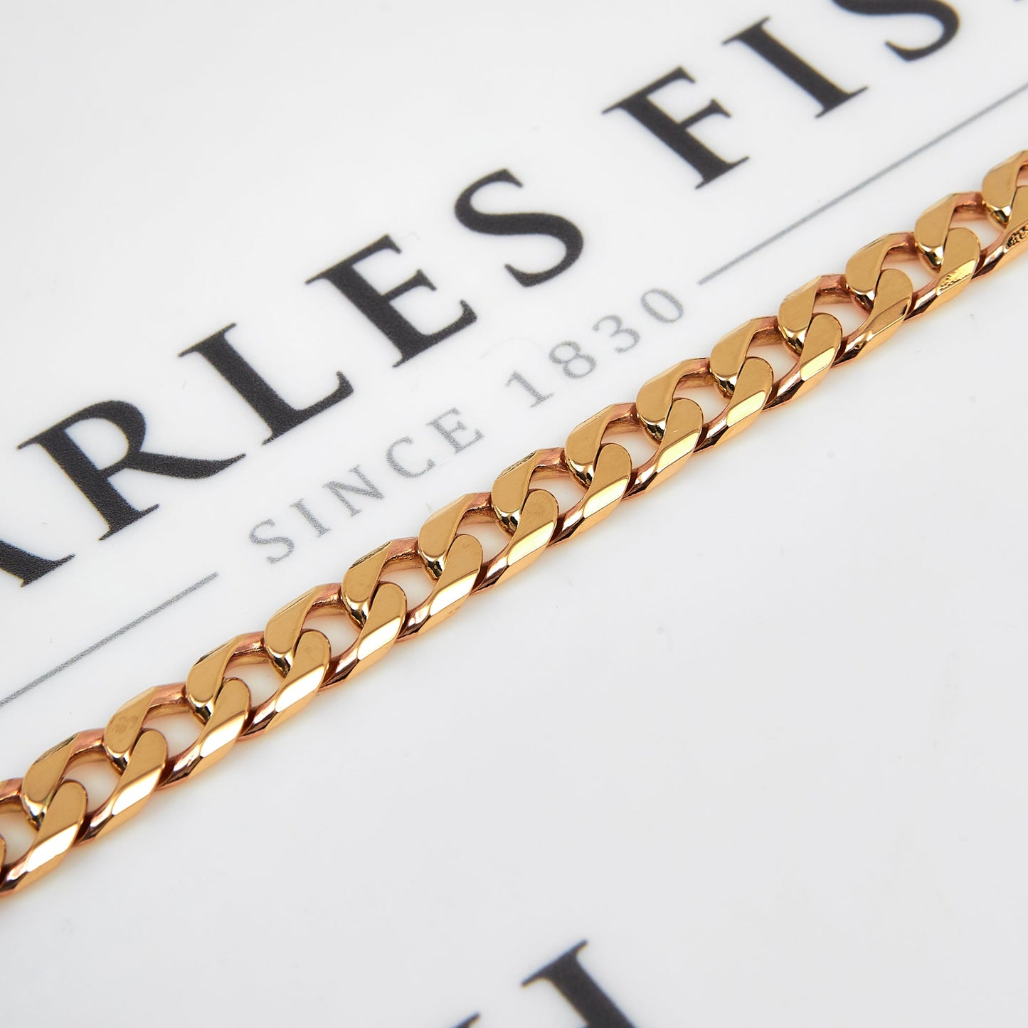 Pre-Owned 9ct Yellow Gold Curb Link Chain Bracelet