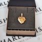 Pre-Owned 18ct Two Tone Gold Madonna Heart-Shaped Locket