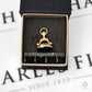 Pre-Owned 9ct Yellow Gold Onyx Seal Fob Charm