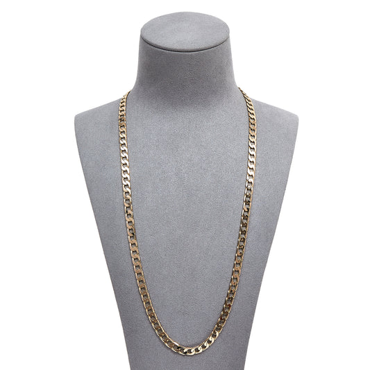 Pre-Owned 9ct Yellow Gold 24 Inch Curb Chain Necklace