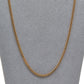 Pre-Owned 9ct Rose Gold 24 Inch Curb Chain Necklace