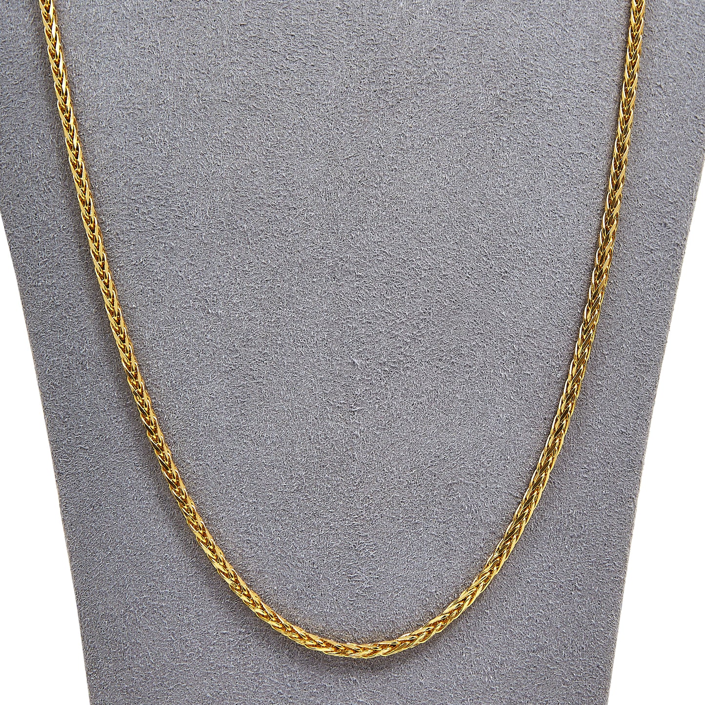 Pre-Owned 22ct Gold 26 Inch Round Foxtail Chain Necklace