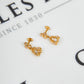 Pre-Owned 22ct Yellow Gold Cubic Zirconia Chandelier Drop Earrings