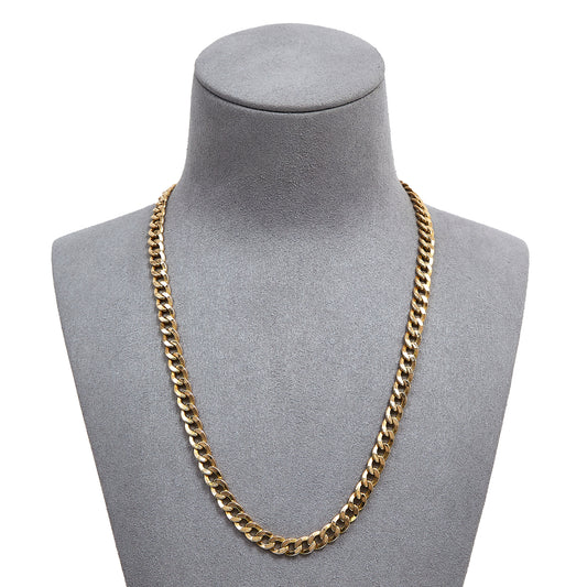 Pre-Owned 9ct Yellow Gold 18inch Curb Chain Necklace