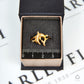 Pre-Owned 22ct Yellow Gold Dolphin Cubic Zirconia Ring