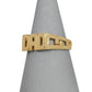 Pre-Owned 9ct Yellow Gold Dad Chain Link Ring