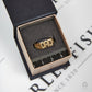 Pre-Owned 9ct Yellow Gold DAD Curb Link Ring