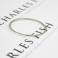 Pre-Owned 18ct White Gold Hinged Diamond Bangle