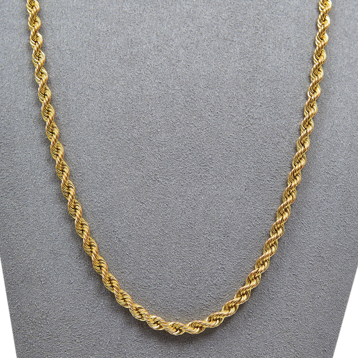Pre-Owned 9ct Yellow Gold 20 Inch Rope Necklace