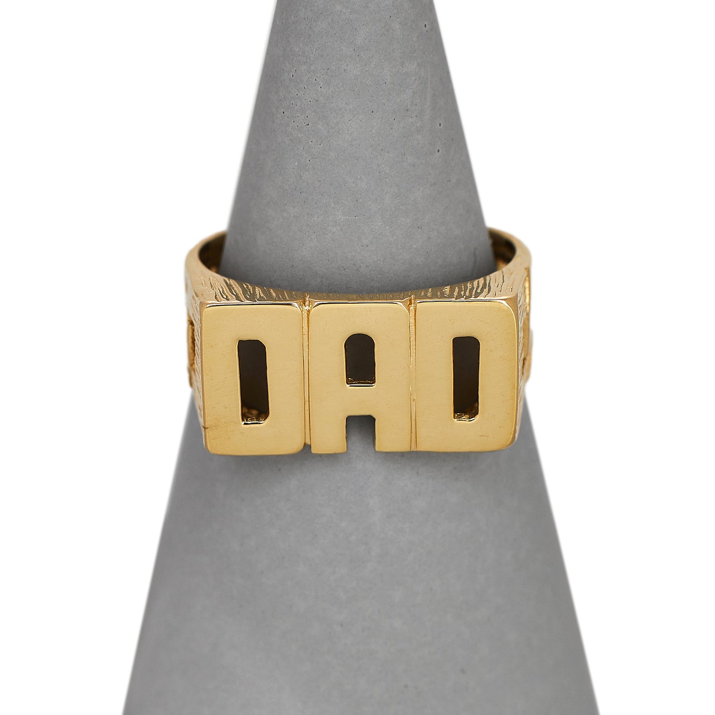 Pre-Owned 9ct Yellow Gold Dad Ring | Size W