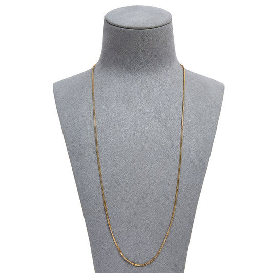Pre-Owned 9ct Yellow Gold 24 Inch Curb Chain Necklace